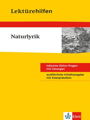 cover image of Klett Lektürehilfen--Naturlyrik